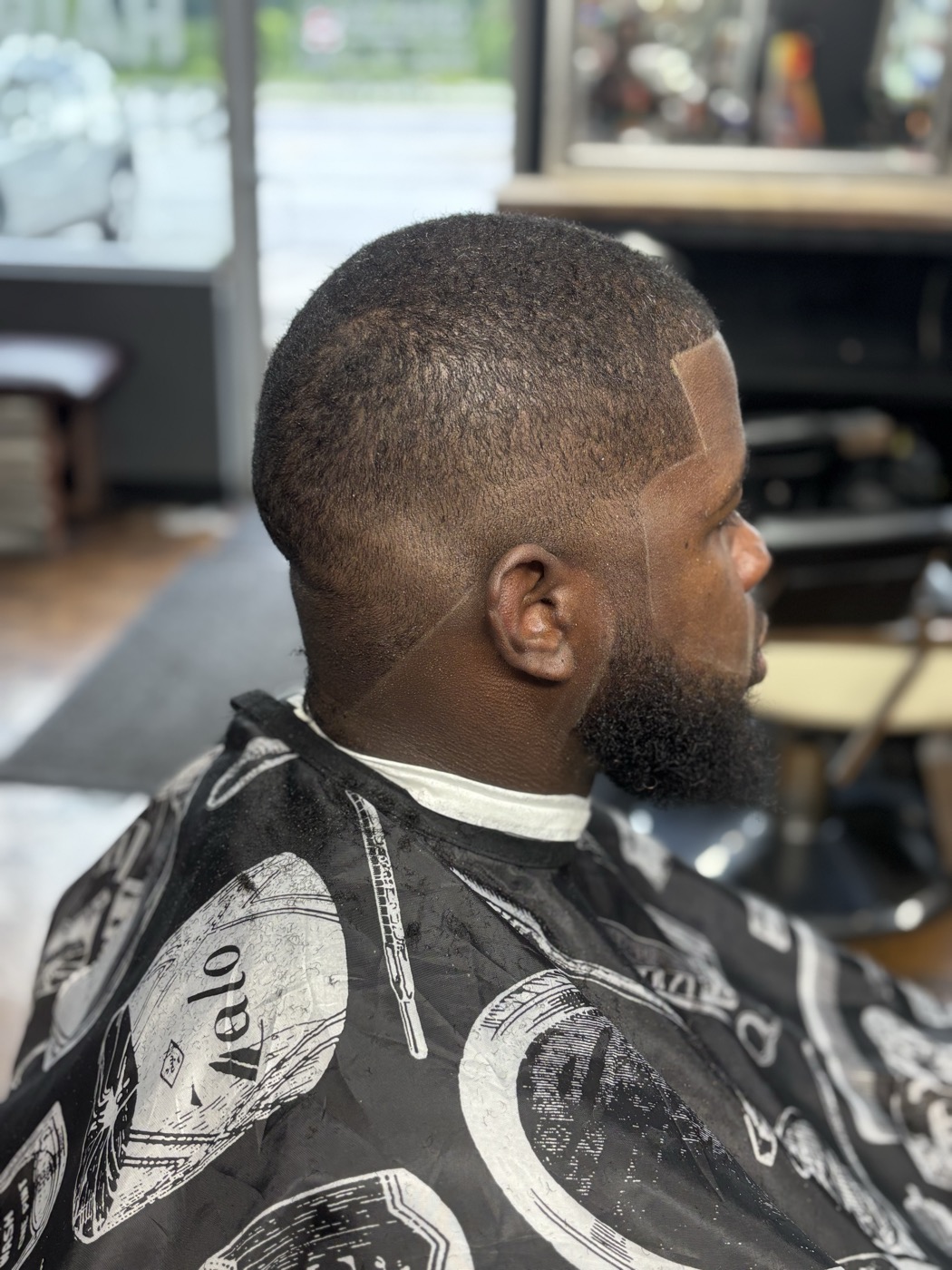 Dreko beard fade profile