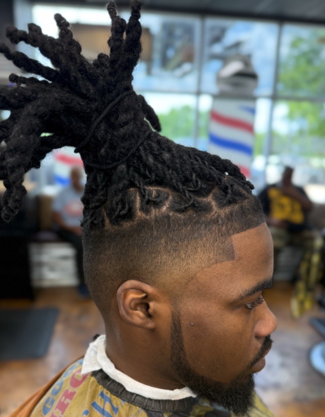 Dwayne loc fade detail