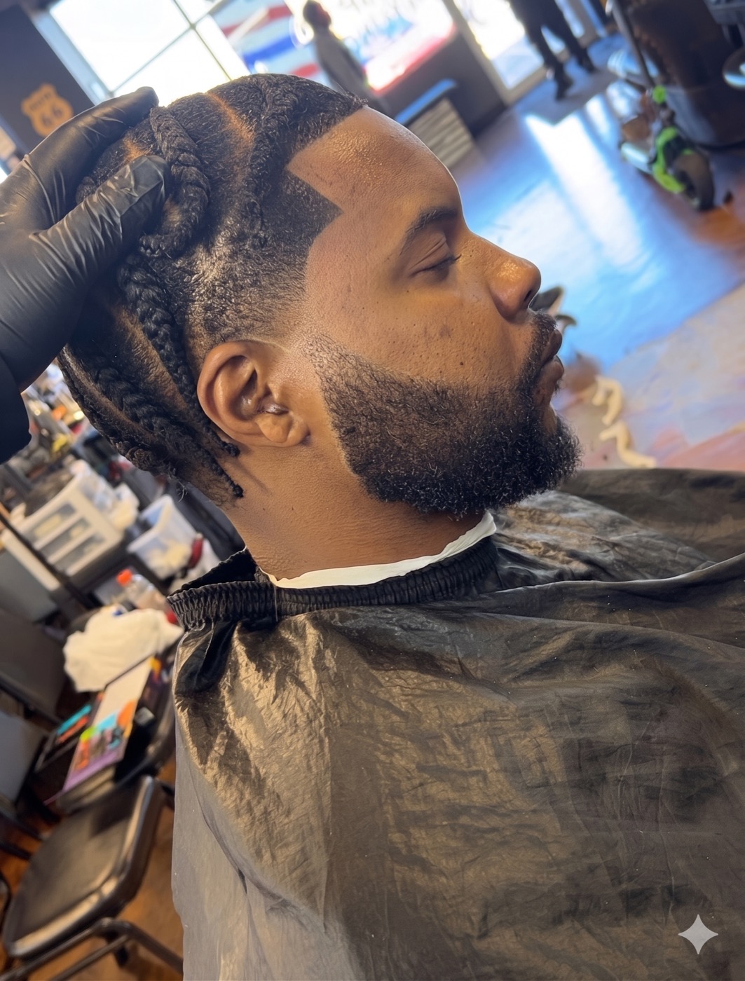 Nick braids and beard shape