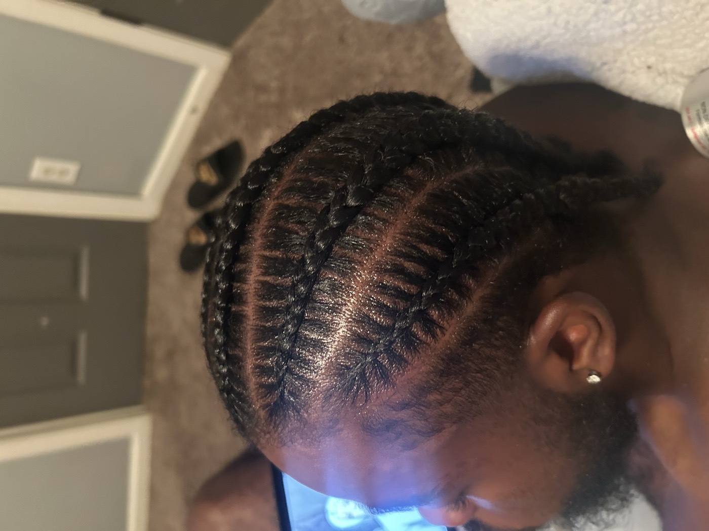 Sasha cornrow finish