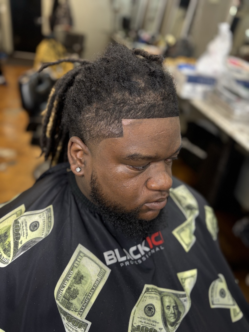Vonne textured taper fade